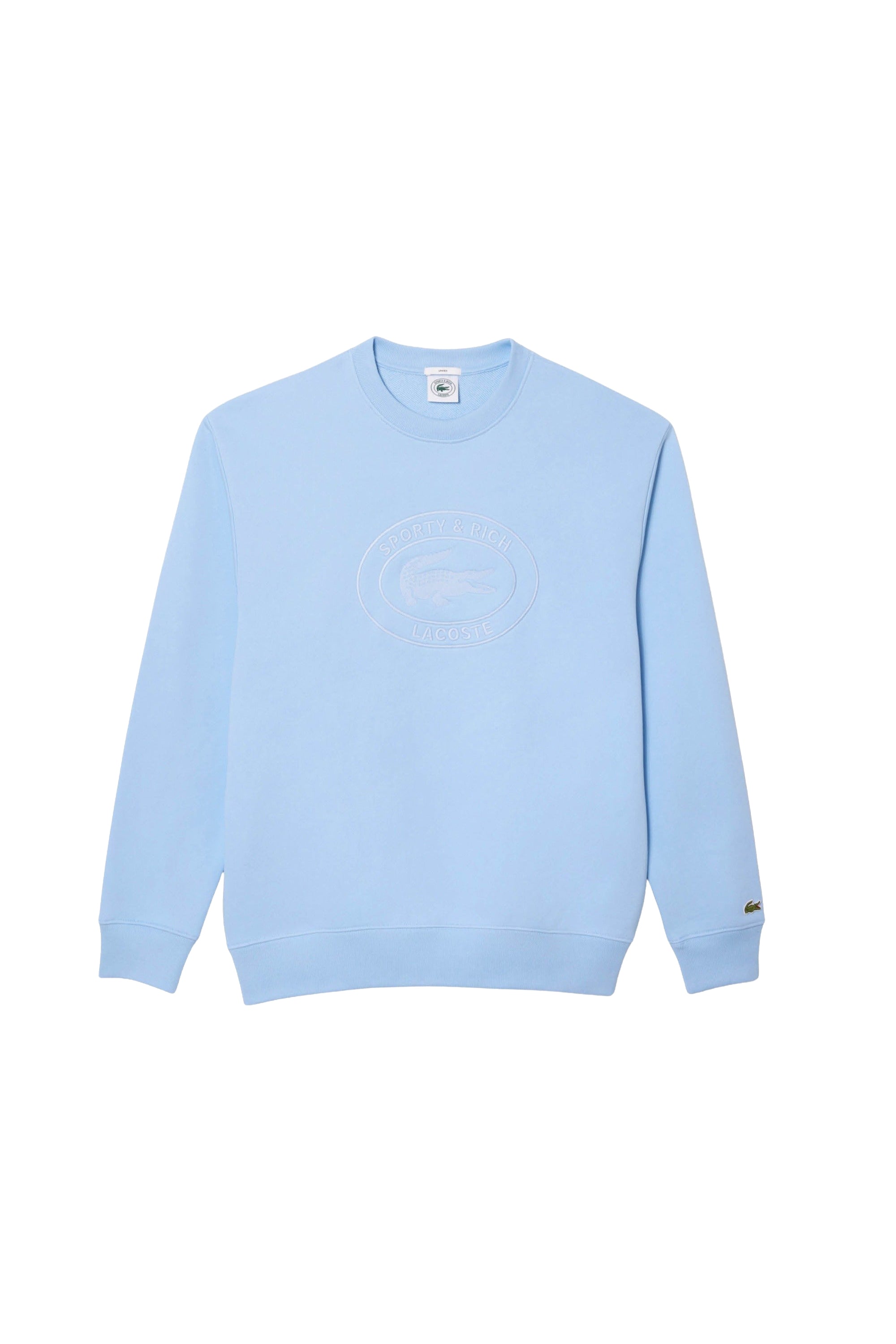 Pull à col rond et logo ovale brodé - Panorama