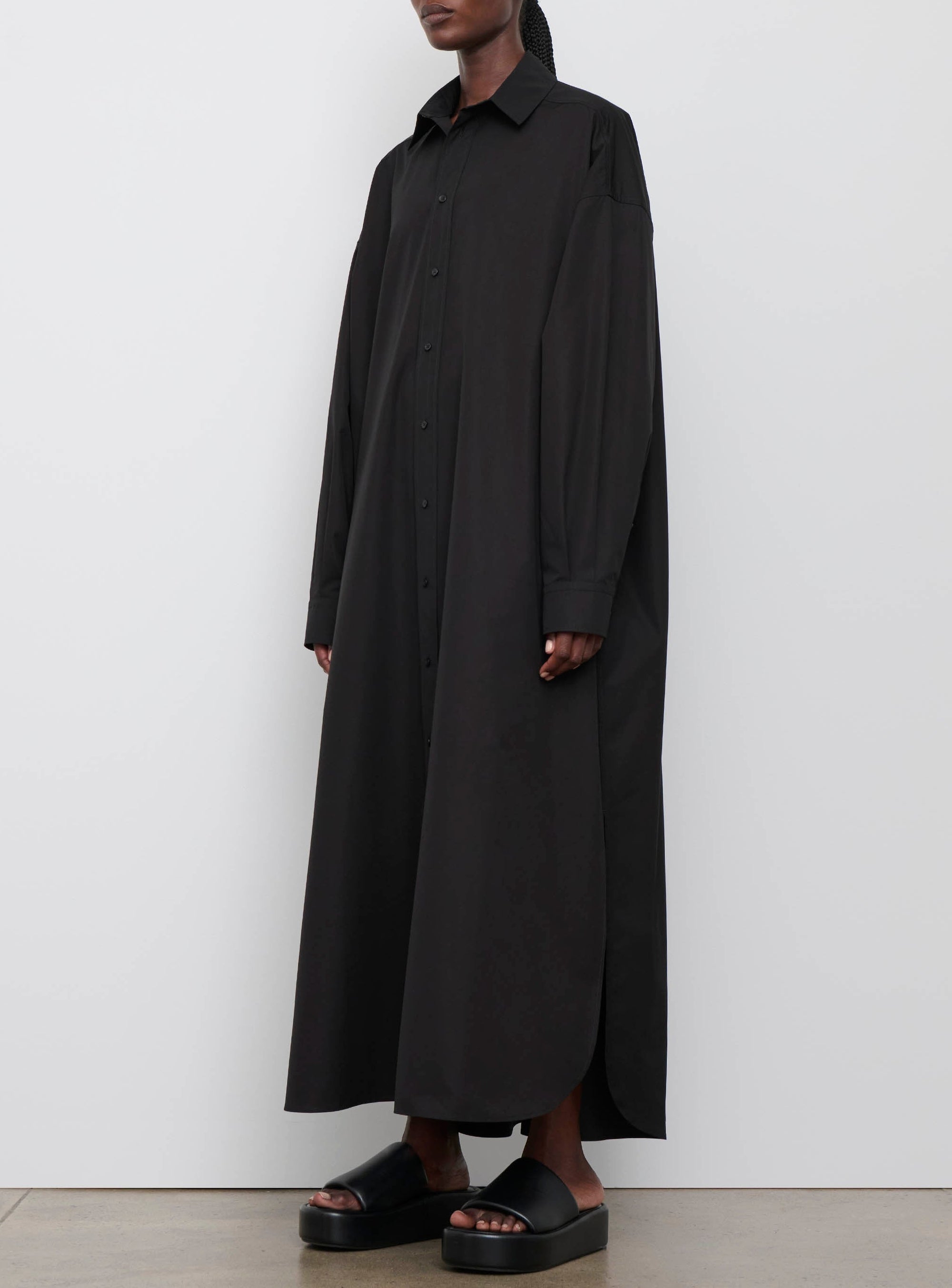 Robe chemise oversize - Black