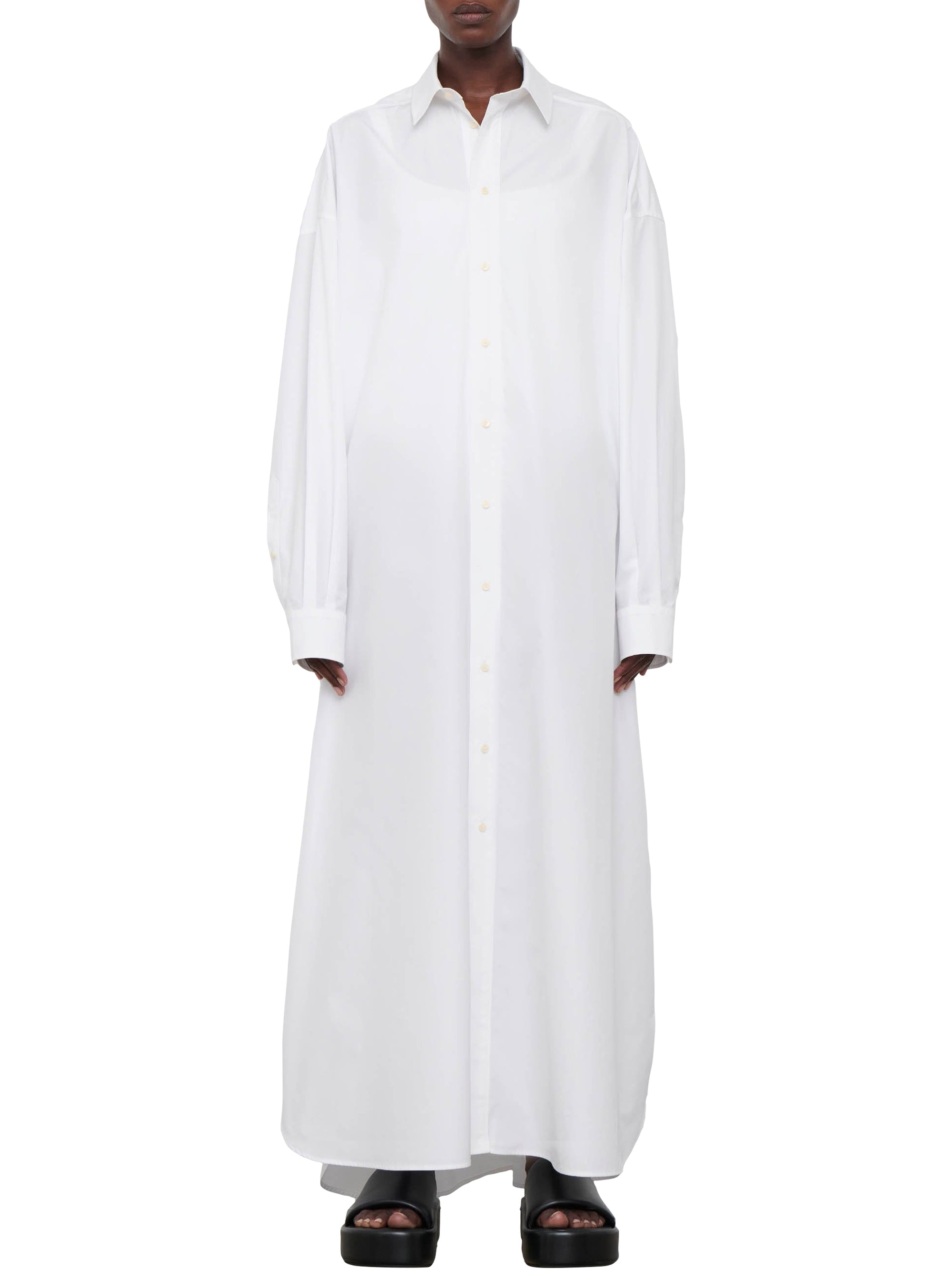 Robe chemise oversize - White