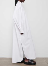 Robe chemise oversize - White
