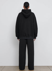 Oversize Zip Hoodie - Black