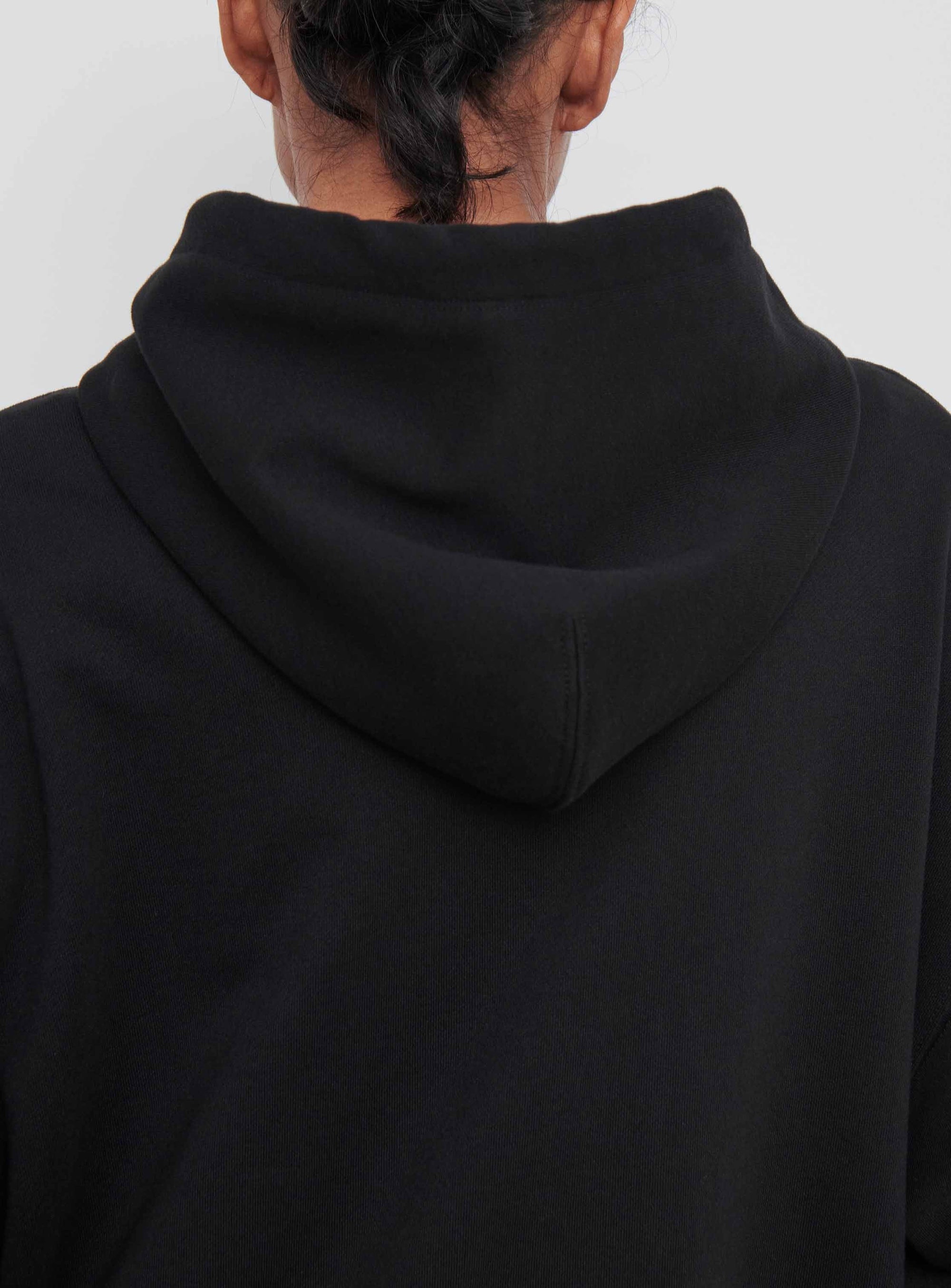 Oversize Zip Hoodie - Black