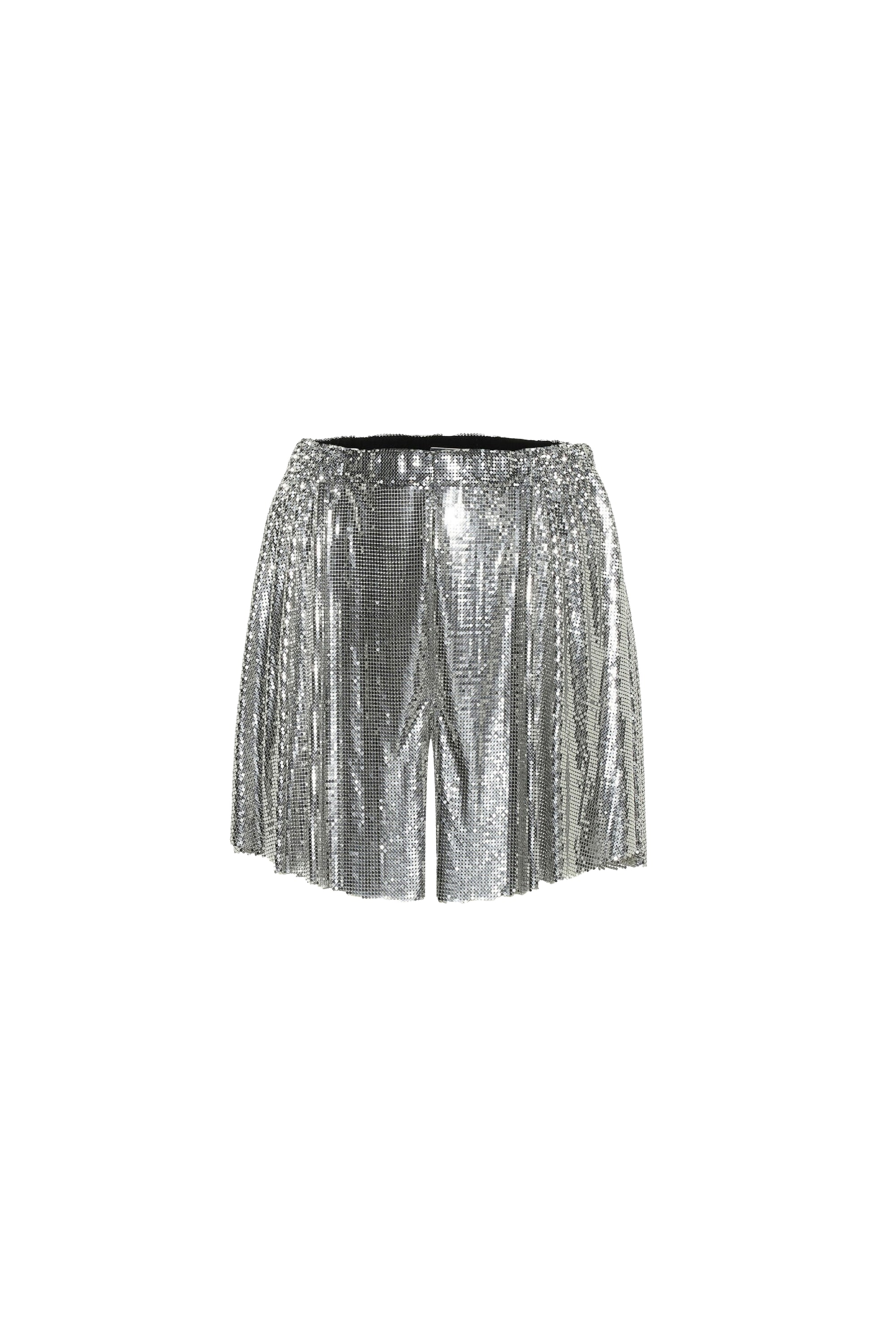Sequin shorts - Silver