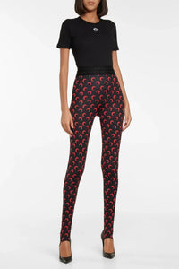 Body avec logo en coton - Black