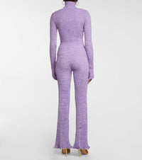 Pantalon maille côtelée moulinée - Mouline Ribs