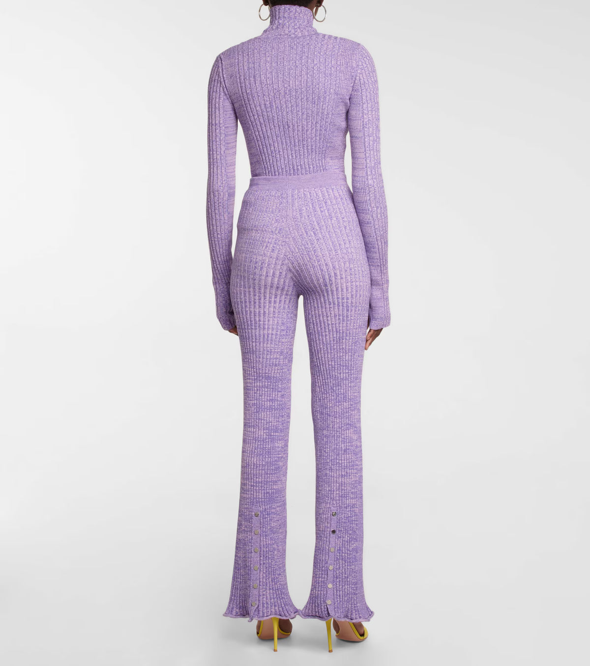 Pantalon maille côtelée moulinée - Mouline Ribs