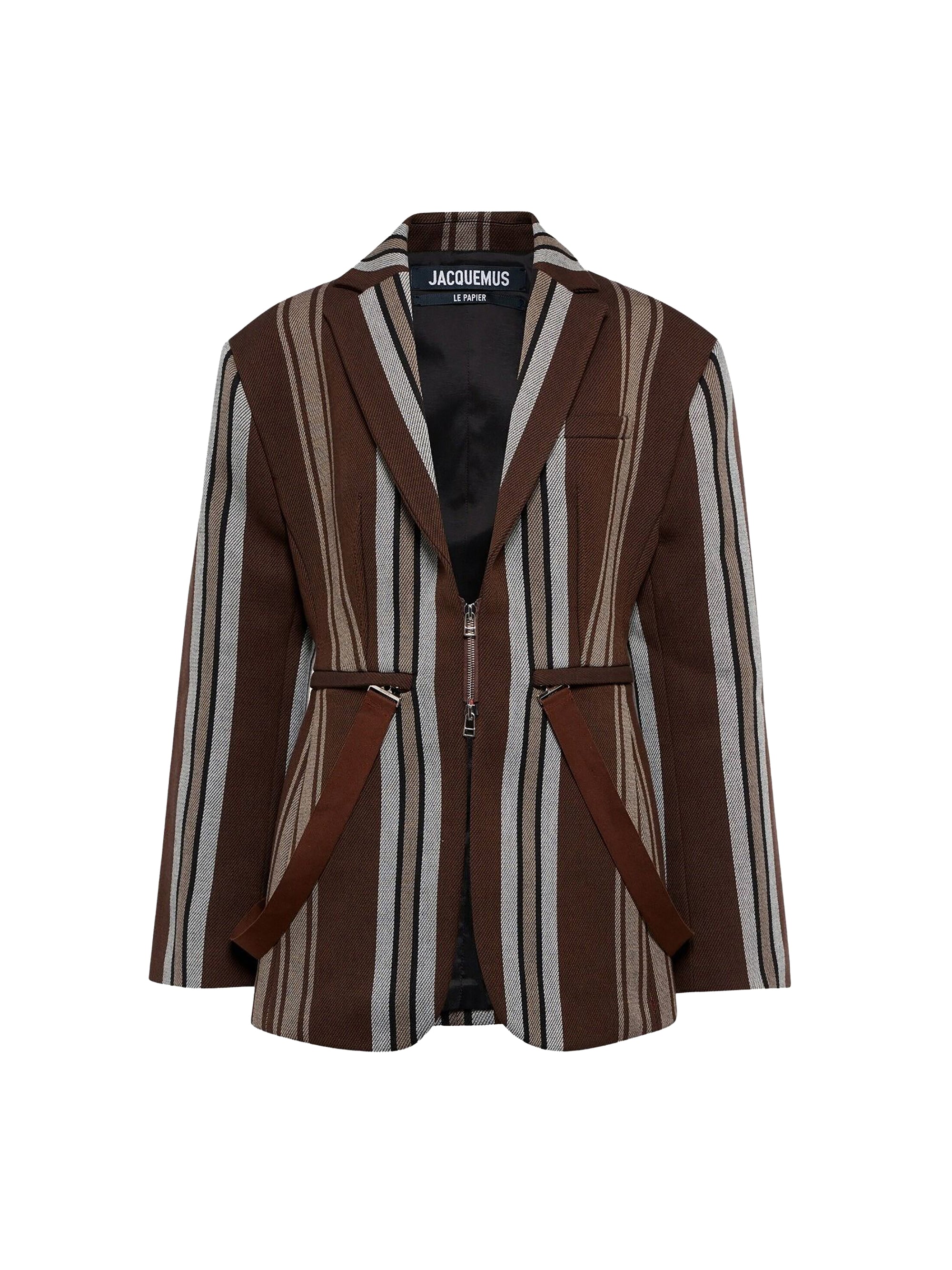 The Filu Coat - Brown Stripes