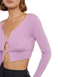 PURPLE LE CARDIGAN ALZOU