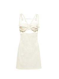 Robe courte Meli - Off-White