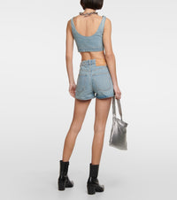 Light Blue Denim Short - Light Blue Denim