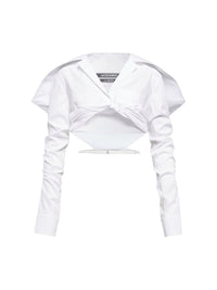 90€ / 1 sold //8 QTY / ST13%   Chemise Meio brodée - White