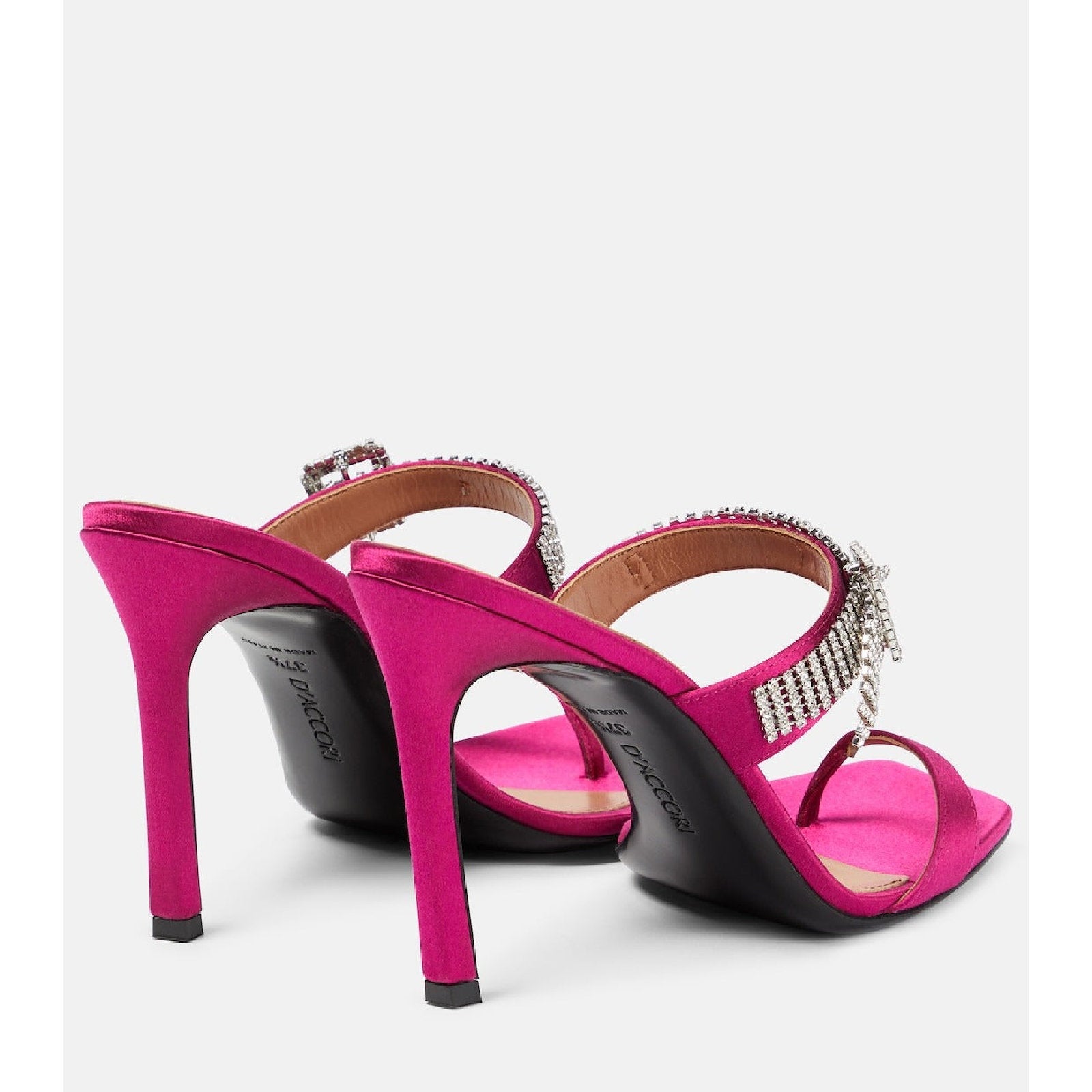 Dahlia 100 sandals - Pink satin