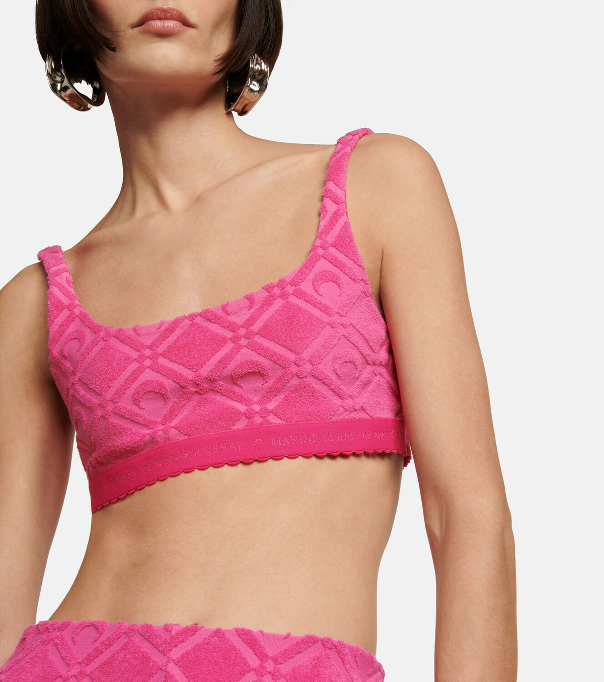 PRIX MARQUE : 35€_Fuschia Jacquard Top - Fuschia Jacquard