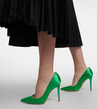 Escarpins Gianvito 105 en daim - Vert