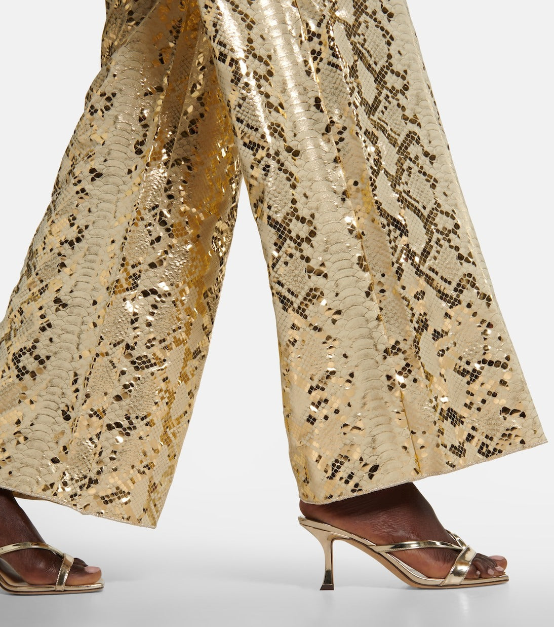 Pantalon à imprimé animal - Gold