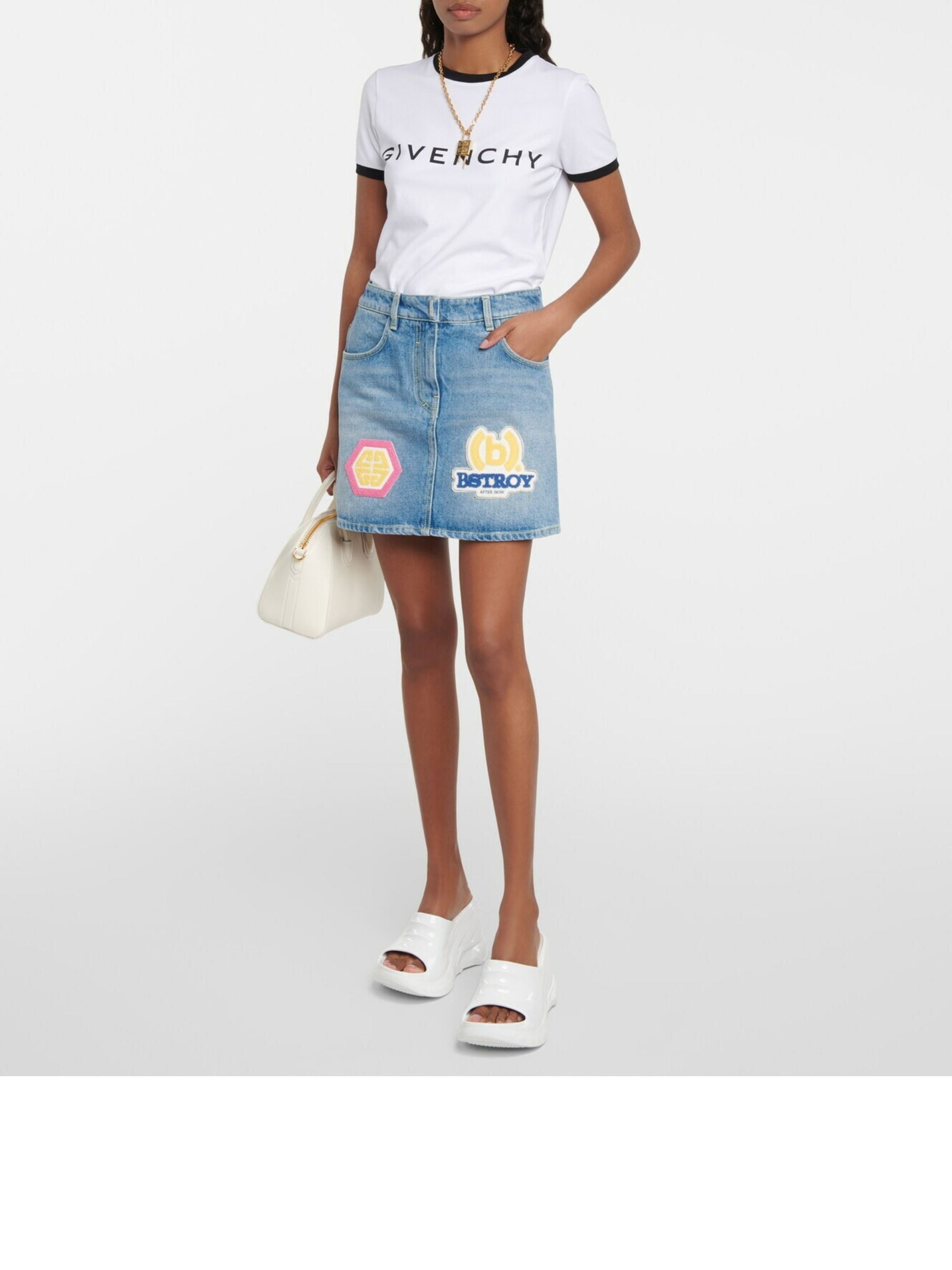 MARSHMALLOW SLIDER WEDGE SANDALS