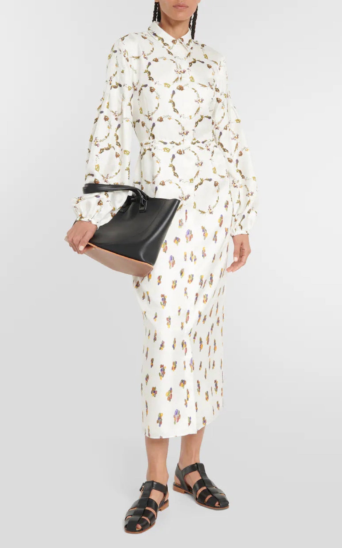 Ivory / Robe Mauri en soie - Ivory