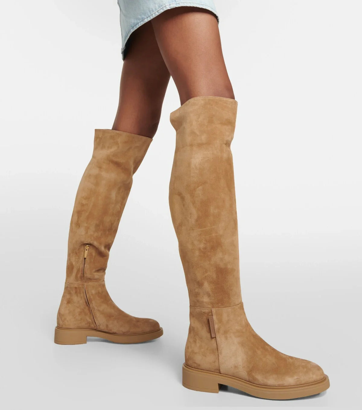 Cuissardes Lexington en daim - Brun