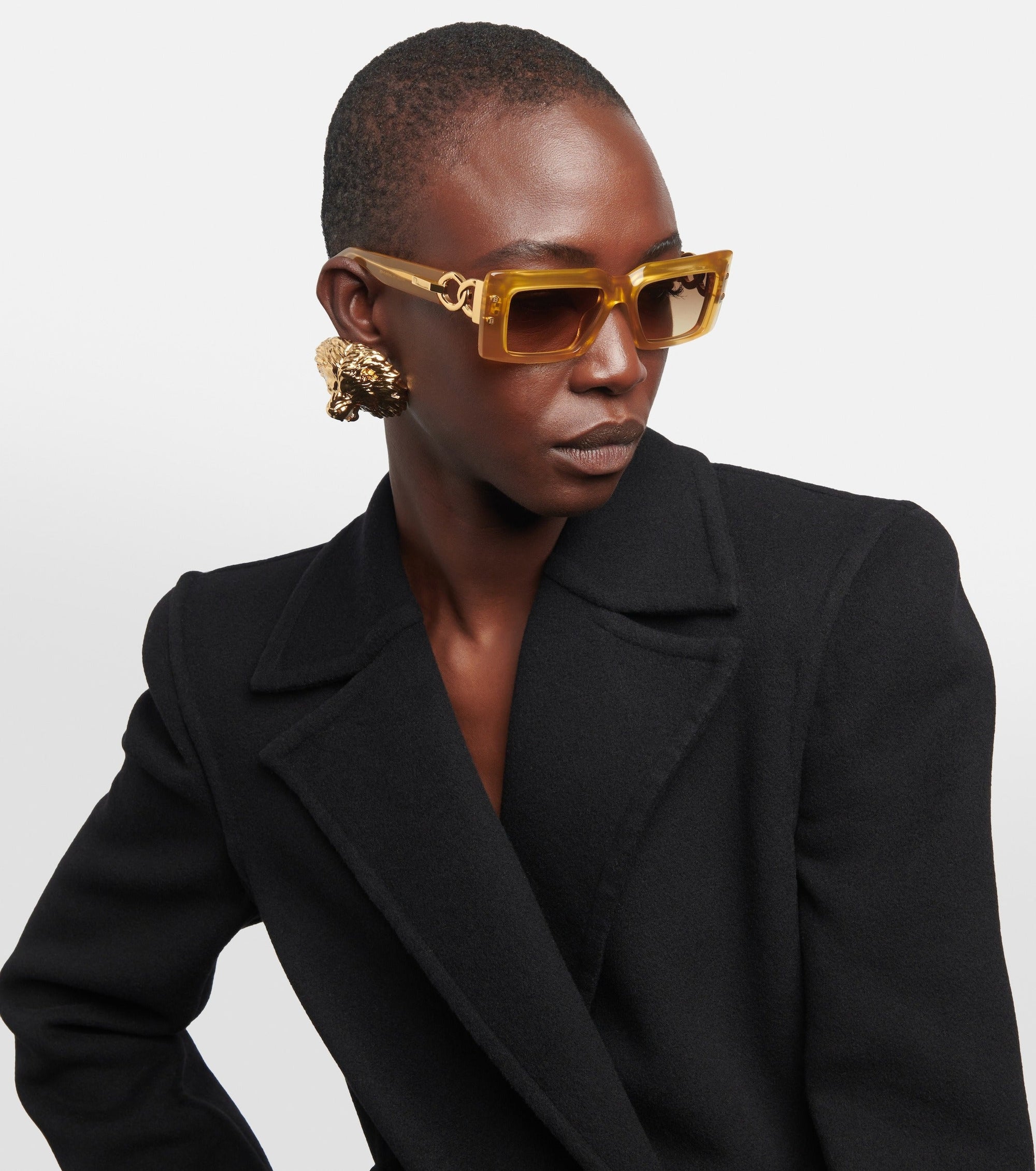 Leather Brown Brown IMPERIAL Lunettes de soleil