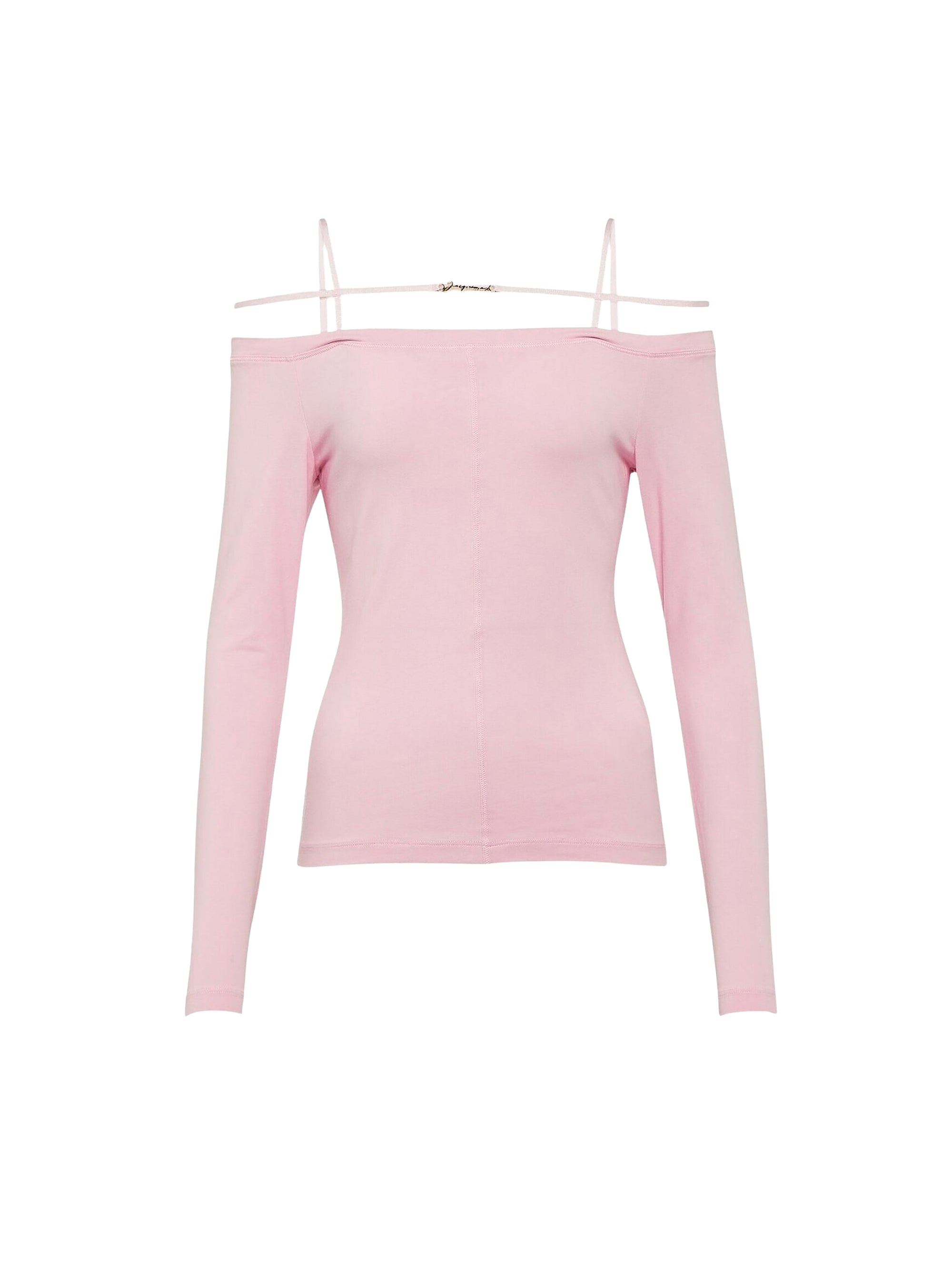 T-shirt Sierra transparent à épaules dénudées - Pink