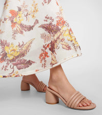 Sandales Malou 60 en cuir lisse - Rose