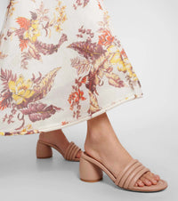 Sandales Malou 60 en cuir lisse - Rose