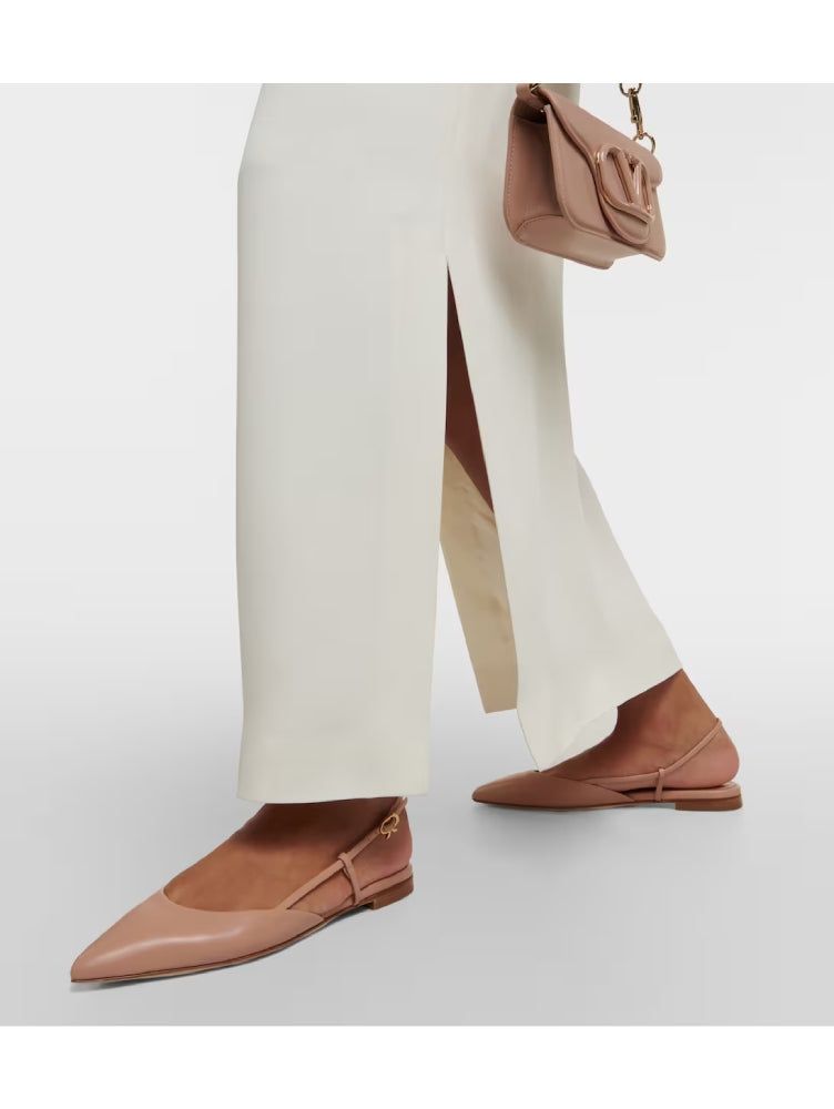 Ballerines Ascent en cuir lisse - Rose