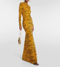Robe longue à imprimé - Robe
