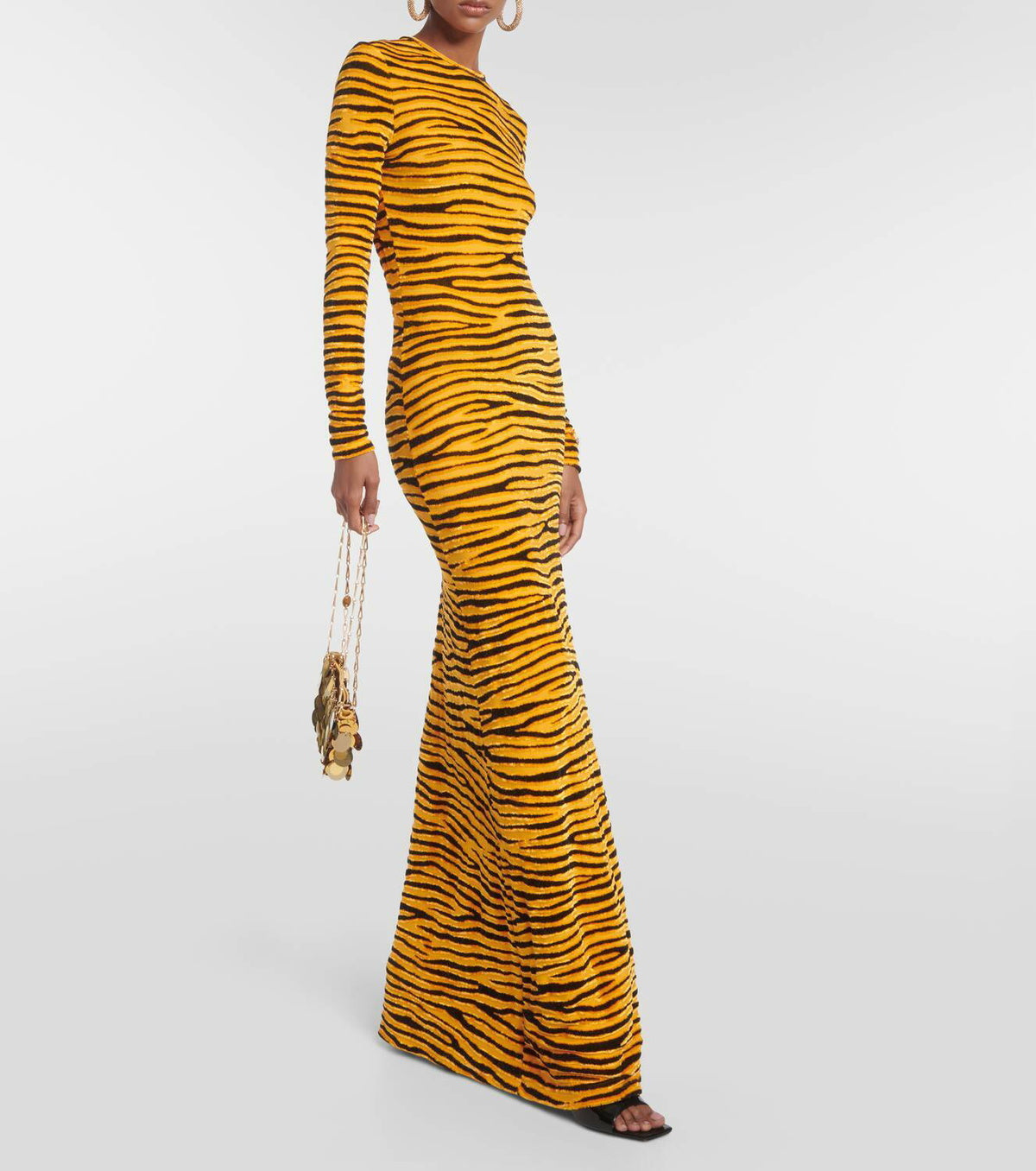 Robe longue à imprimé - Robe