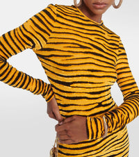 Robe longue à imprimé - Robe