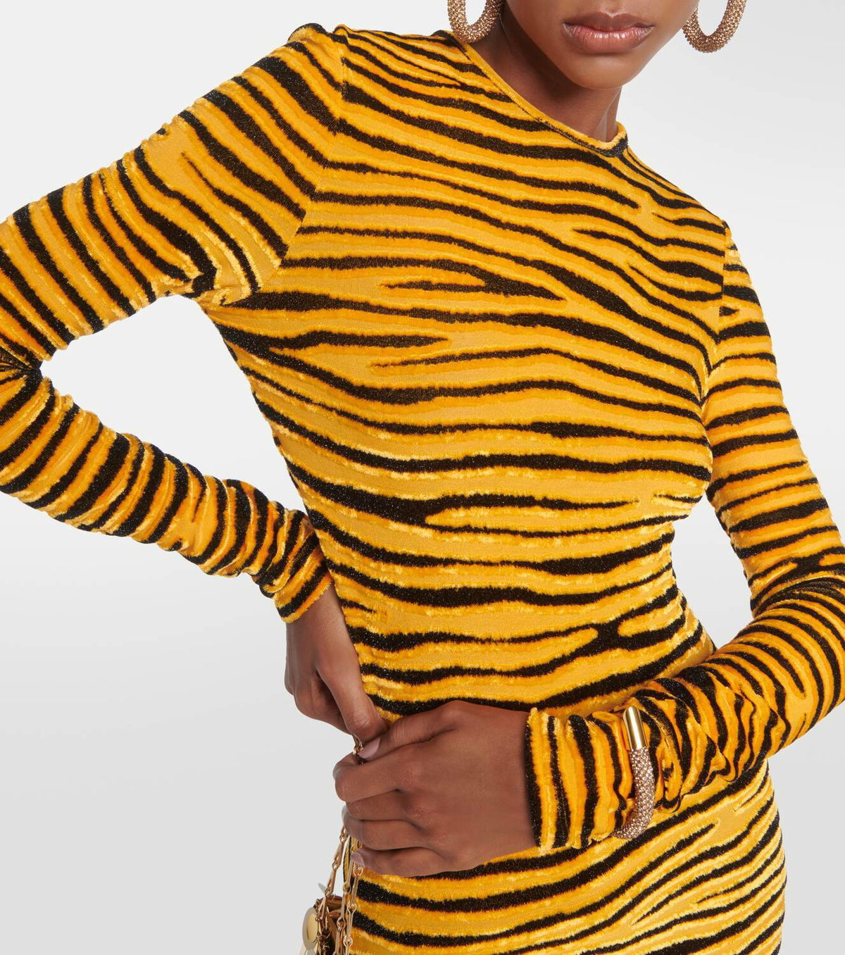 Robe longue à imprimé - Robe