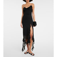 Lust flat sandals - Black crystal