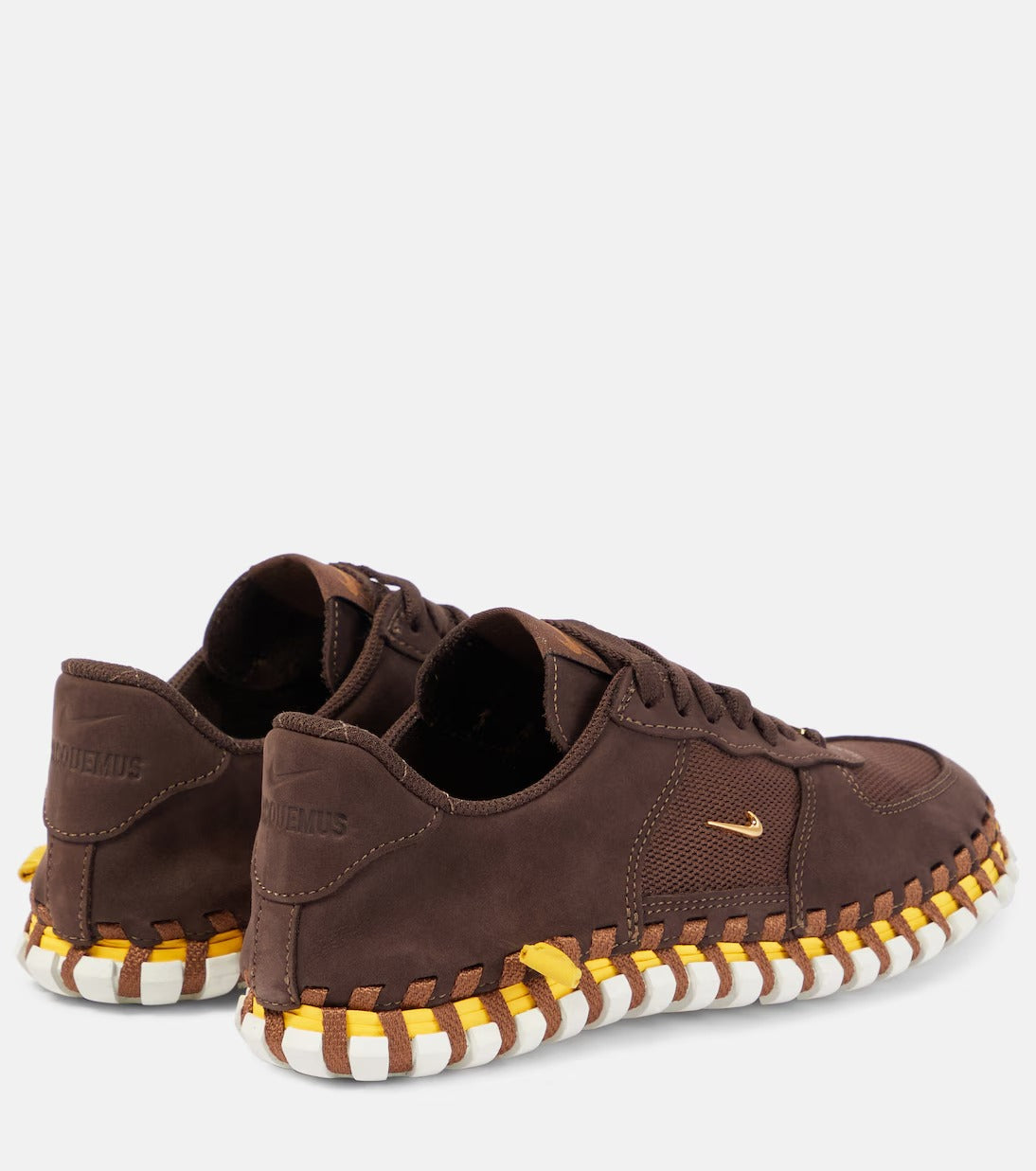 60€ / 59 sold //58 QTY / ST102%   Sneakers Nike x Jacquemus en cuir - Dark Brown