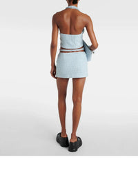 TOWELLING WRAP SKIRT
