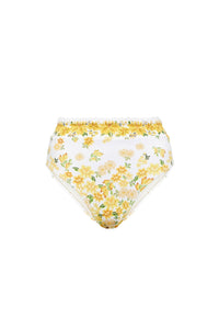Bas de bikini taille haute Azaleia - Jaune