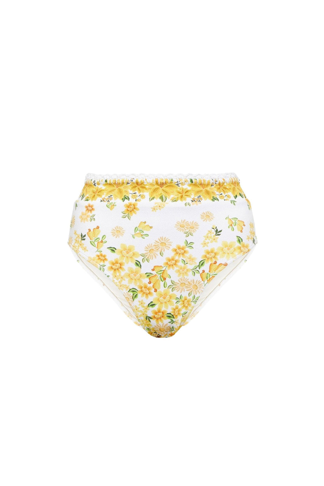 Bas de bikini taille haute Azaleia - Jaune