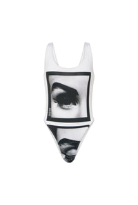 Maillot une pièce imprimé - White & Black