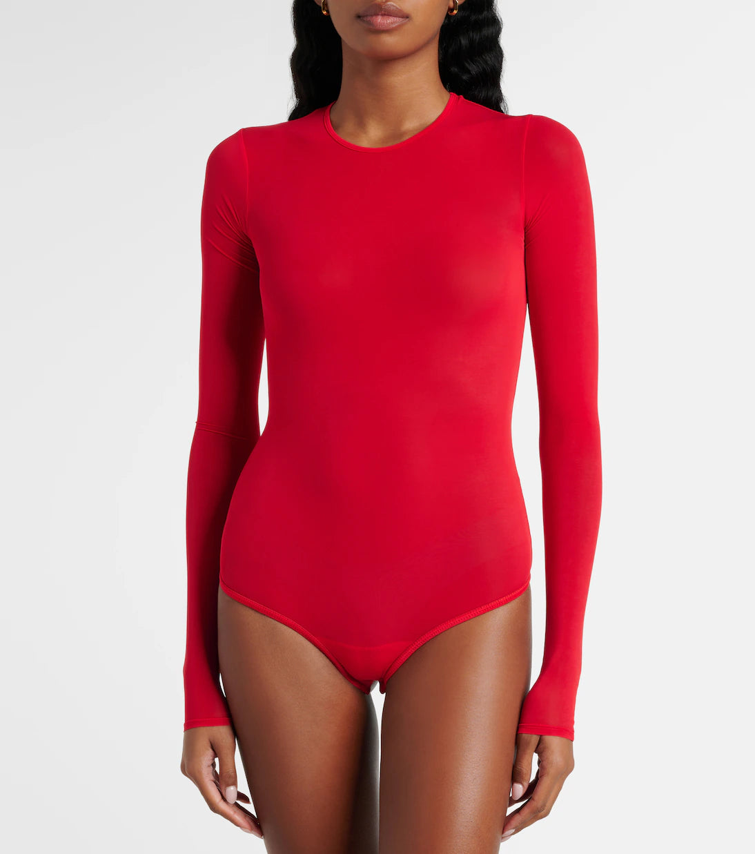 Sheer Bodysuit - Red