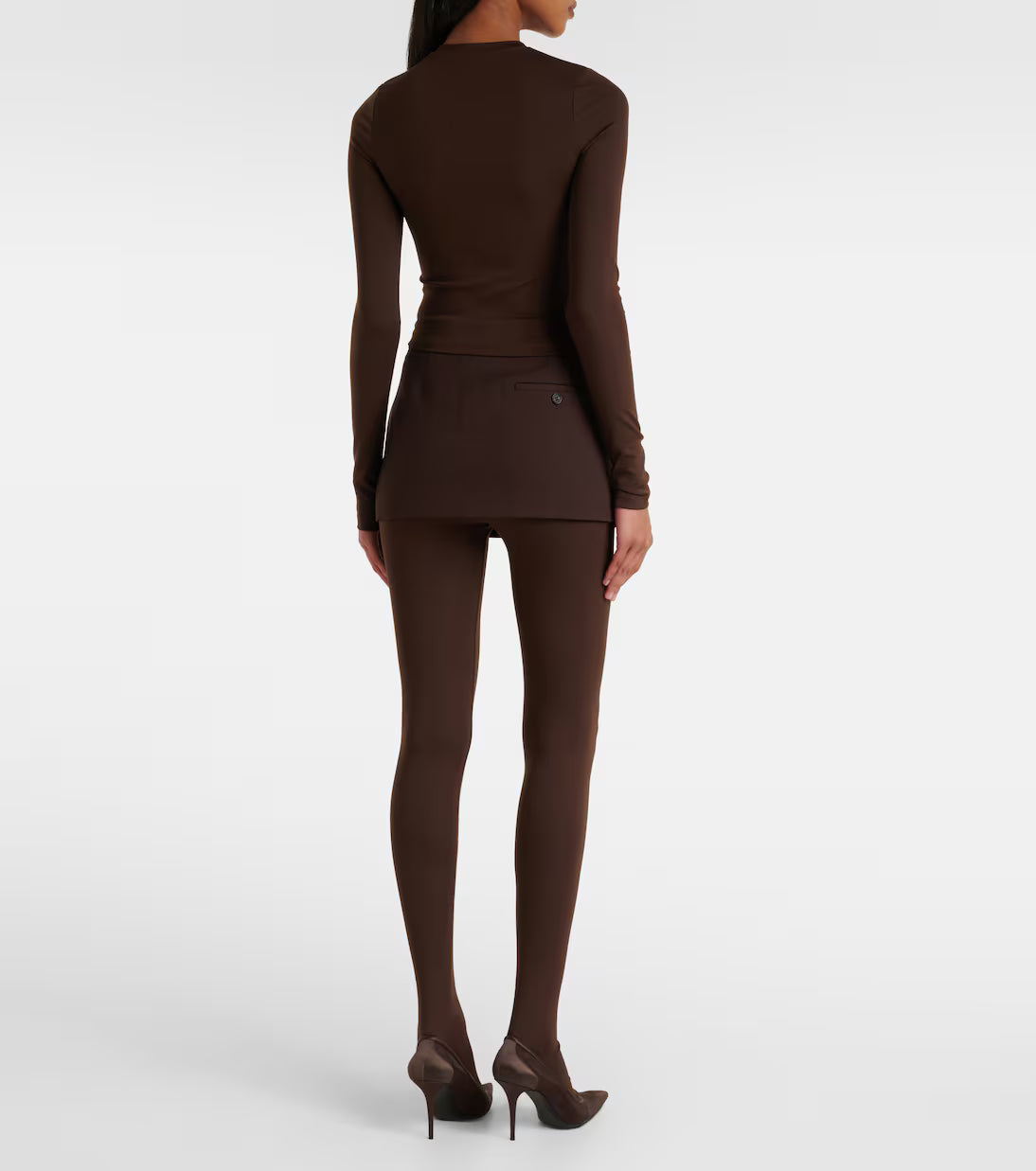 Opaque Tight - Dark Brown