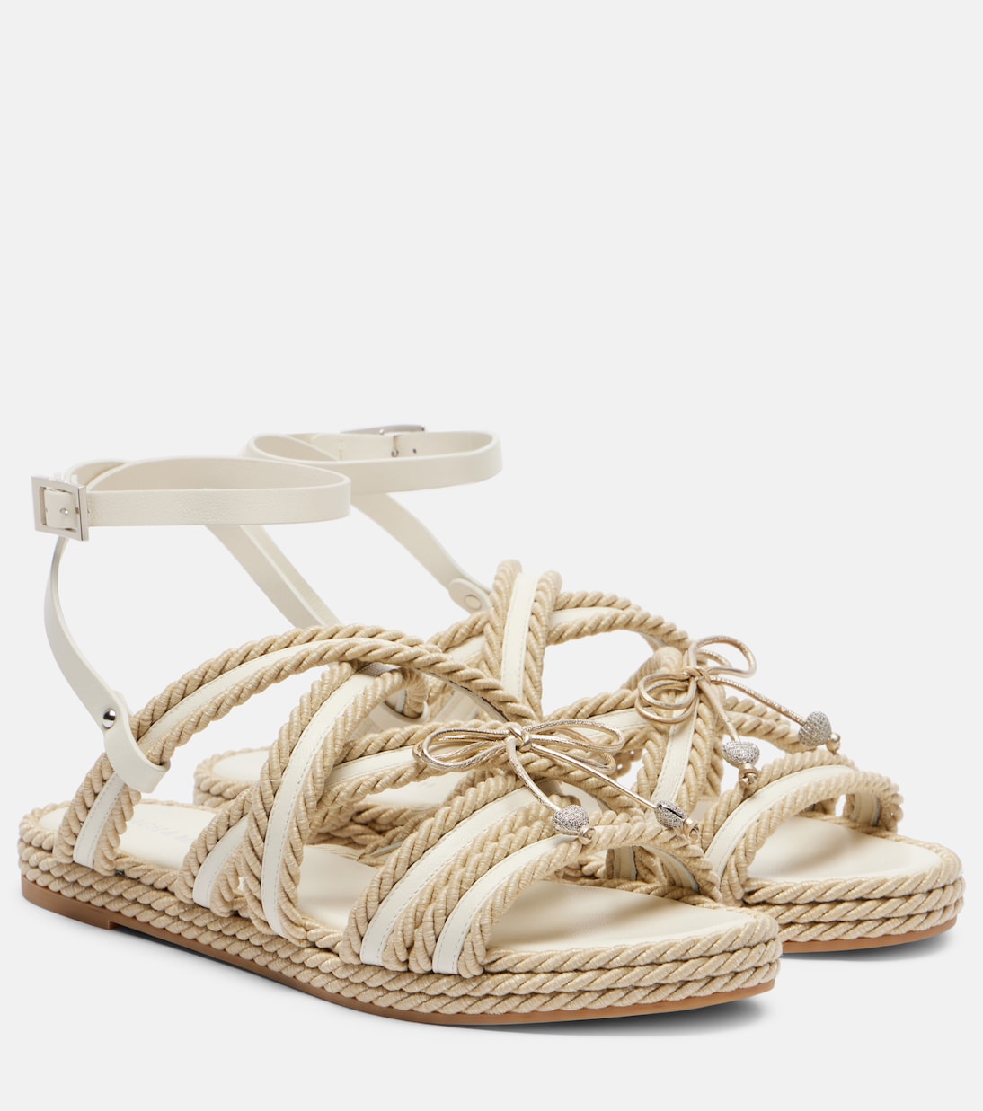 Riviera string sandals - Beige