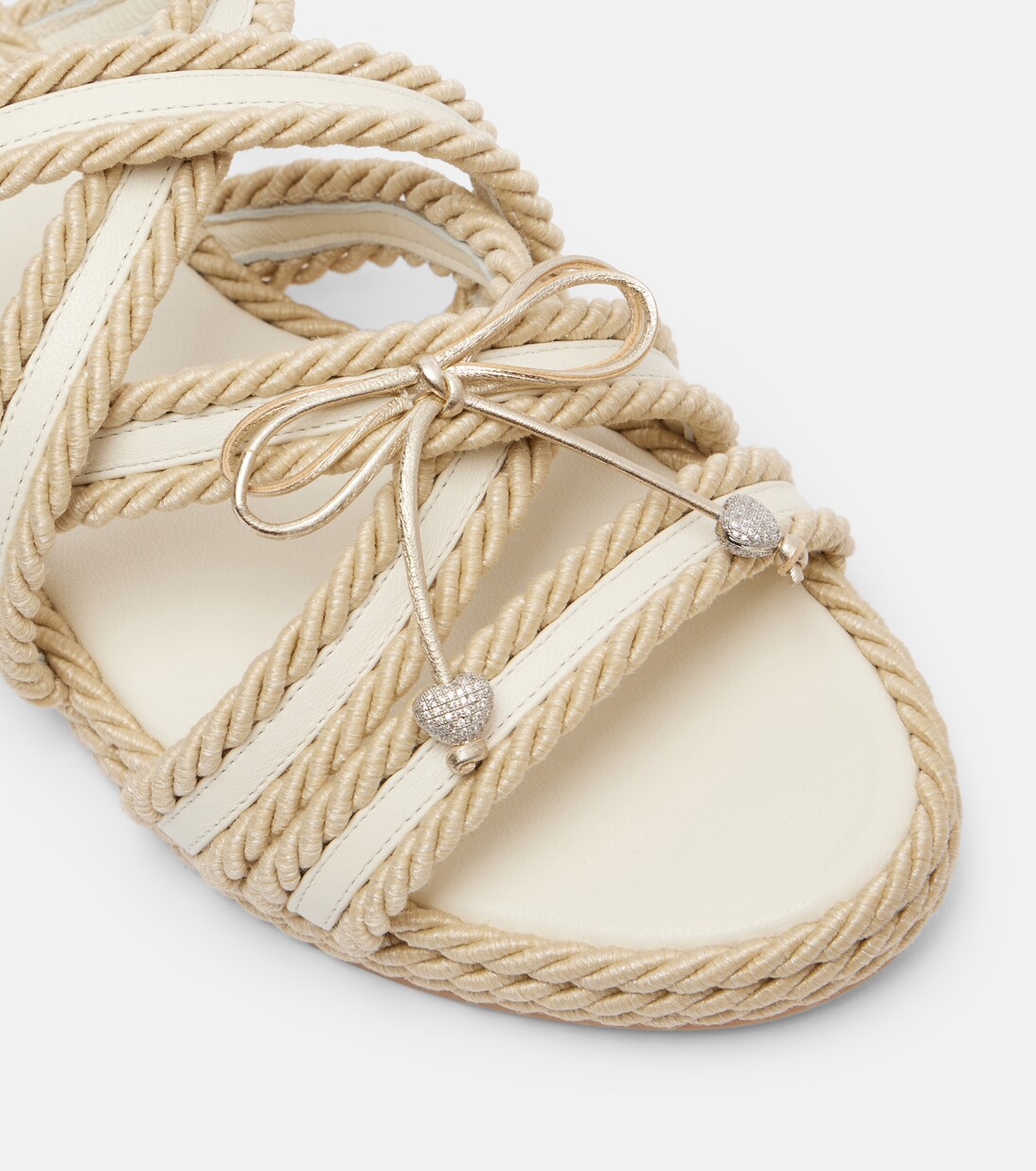 Riviera string sandals - Beige