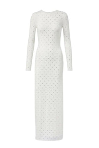 Robe longue en jersey - Coconut Milk