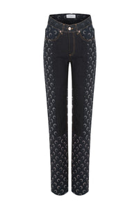 PRIX MARQUE : 320€_All Over Moon Black Pantalon - All Over Moon Black