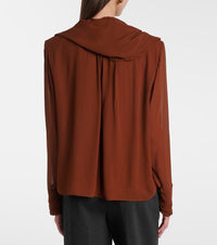 Sheer Twist Blouse - Caramello