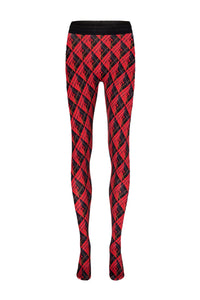 Collants Moon à imprimé - Red