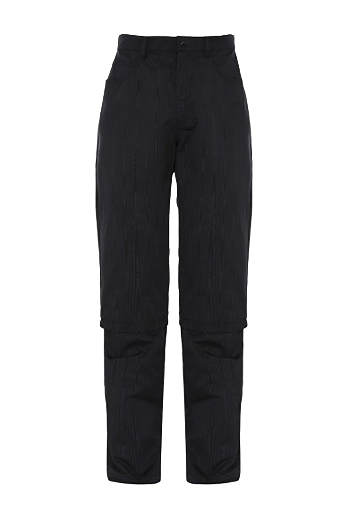 Pantalon moiré à jambe amovible - Black