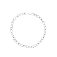 Collier Atlantis en laiton argenté - Argenté