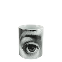 Occhi porcelain pencil case - Black & White