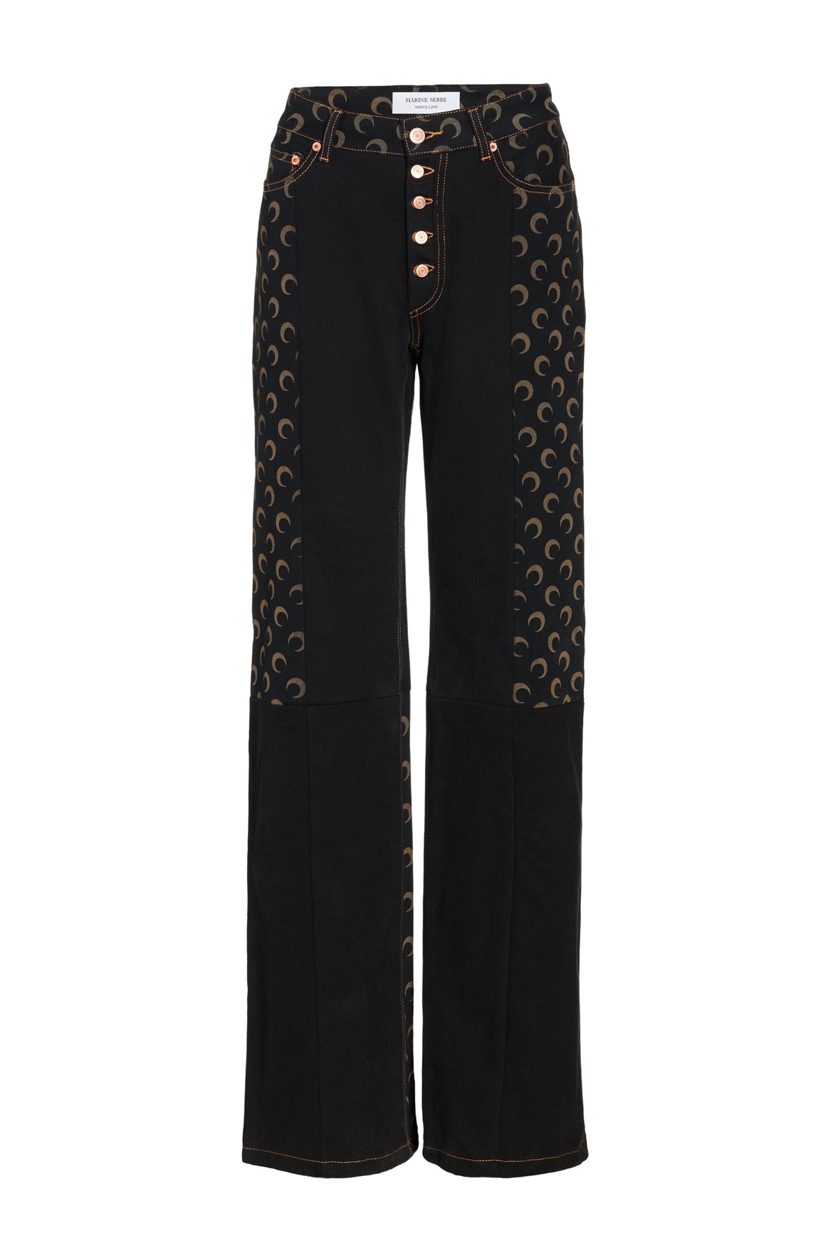 Pantalon boyfriend en denim Moon - Black