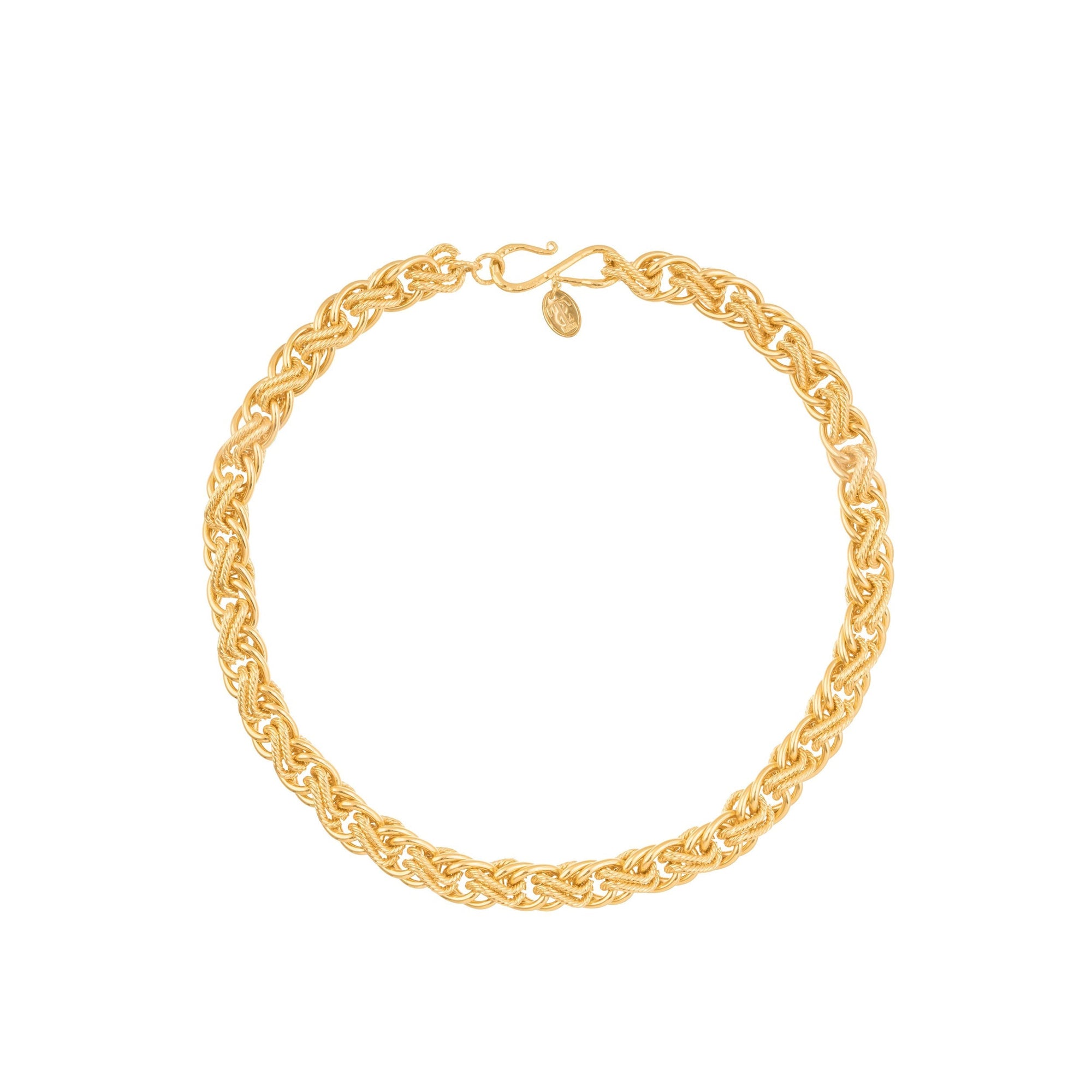Collier Platon doré à l'or fin - Doré
